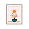 Picture of Petals and Solar Bloom _GroupedProduct_Rectangle_Portrait_Framed_Matted_