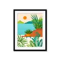 Picture of Coastal Beauty I _GroupedProduct_Rectangle_Portrait_Framed_Matted_