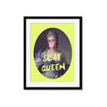 Picture of Slay Yellow Queen _GroupedProduct_Rectangle_Portrait_Framed_Matted_