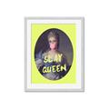 Picture of Slay Yellow Queen _GroupedProduct_Rectangle_Portrait_Framed_Matted_