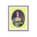 Picture of Slay Yellow Queen _GroupedProduct_Rectangle_Portrait_Framed_Matted_