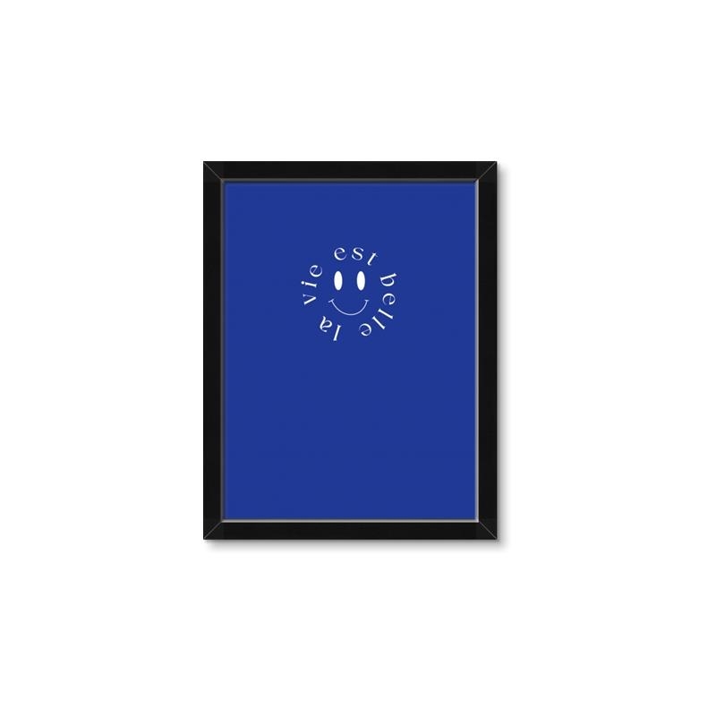 Picture of Blue Smile _GroupedProduct_Rectangle_Portrait_Framed_Matted_