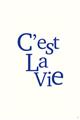 Picture of Cest La Vie in Blue _GroupedProduct_Rectangle_Portrait_Unframed_Print_Only_