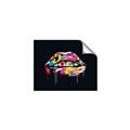 Picture of Graffiti Glow Lips _GroupedProduct_Rectangle_Landscape_Unframed_Print_Only_