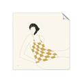 Picture of Lady in Squares _GroupedProduct_Square_Unframed_Print_Only_