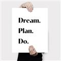 Picture of Dream Plan Do _GroupedProduct_Rectangle_Portrait_Canvas_