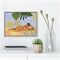 Picture of Lazyday Lady _GroupedProduct_Rectangle_Landscape_Canvas_Framed_