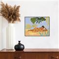 Picture of Lazyday Lady _GroupedProduct_Rectangle_Landscape_Canvas_Framed_
