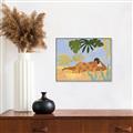 Picture of Lazyday Lady _GroupedProduct_Rectangle_Landscape_Canvas_Framed_