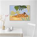 Picture of Lazyday Lady _GroupedProduct_Rectangle_Landscape_Canvas_Framed_