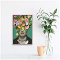 Picture of Floral Frida Everyday _GroupedProduct_Rectangle_Portrait_Canvas_Framed_