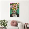 Picture of Floral Frida Everyday _GroupedProduct_Rectangle_Portrait_Canvas_Framed_