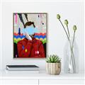 Picture of Graffiti Sadness _GroupedProduct_Rectangle_Portrait_Canvas_Framed_