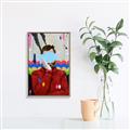 Picture of Graffiti Sadness _GroupedProduct_Rectangle_Portrait_Canvas_Framed_