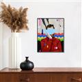 Picture of Graffiti Sadness _GroupedProduct_Rectangle_Portrait_Canvas_Framed_