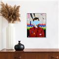 Picture of Graffiti Sadness _GroupedProduct_Rectangle_Portrait_Canvas_Framed_