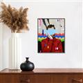Picture of Graffiti Sadness _GroupedProduct_Rectangle_Portrait_Canvas_Framed_