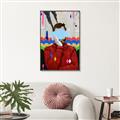 Picture of Graffiti Sadness _GroupedProduct_Rectangle_Portrait_Canvas_Framed_