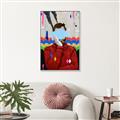 Picture of Graffiti Sadness _GroupedProduct_Rectangle_Portrait_Canvas_Framed_