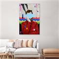 Picture of Graffiti Sadness _GroupedProduct_Rectangle_Portrait_Canvas_Framed_