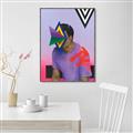 Picture of Manly Neon Expressions _GroupedProduct_Rectangle_Portrait_Canvas_Framed_