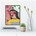 Picture of Abstracted Neon Expressions _GroupedProduct_Rectangle_Portrait_Canvas_Framed_