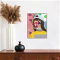 Picture of Abstracted Neon Expressions _GroupedProduct_Rectangle_Portrait_Canvas_Framed_