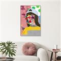 Picture of Abstracted Neon Expressions _GroupedProduct_Rectangle_Portrait_Canvas_Framed_