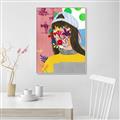 Picture of Abstracted Neon Expressions _GroupedProduct_Rectangle_Portrait_Canvas_Framed_