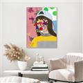 Picture of Abstracted Neon Expressions _GroupedProduct_Rectangle_Portrait_Canvas_Framed_