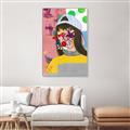 Picture of Abstracted Neon Expressions _GroupedProduct_Rectangle_Portrait_Canvas_Framed_