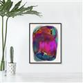 Picture of Neon Infusion Planet _GroupedProduct_Rectangle_Portrait_Canvas_Framed_