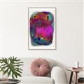 Picture of Neon Infusion Planet _GroupedProduct_Rectangle_Portrait_Canvas_Framed_