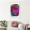 Picture of Neon Infusion Planet _GroupedProduct_Rectangle_Portrait_Canvas_Framed_