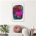 Picture of Neon Infusion Planet _GroupedProduct_Rectangle_Portrait_Canvas_Framed_