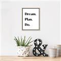 Picture of Dream Plan Do _GroupedProduct_Rectangle_Portrait_Canvas_Framed_
