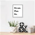 Picture of Dream Plan Do _GroupedProduct_Rectangle_Portrait_Canvas_Framed_