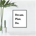 Picture of Dream Plan Do _GroupedProduct_Rectangle_Portrait_Canvas_Framed_