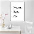 Picture of Dream Plan Do _GroupedProduct_Rectangle_Portrait_Canvas_Framed_