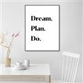 Picture of Dream Plan Do _GroupedProduct_Rectangle_Portrait_Canvas_Framed_
