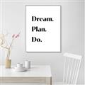 Picture of Dream Plan Do _GroupedProduct_Rectangle_Portrait_Canvas_Framed_