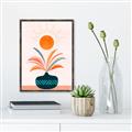 Picture of Petals and Solar Bloom _GroupedProduct_Rectangle_Portrait_Canvas_Framed_