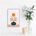 Picture of Petals and Solar Bloom _GroupedProduct_Rectangle_Portrait_Canvas_Framed_