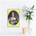 Picture of Slay Yellow Queen _GroupedProduct_Rectangle_Portrait_Canvas_Framed_