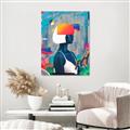 Picture of Luminous Blue Girl _GroupedProduct_Rectangle_Portrait_Unframed_Print_Only_
