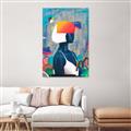Picture of Luminous Blue Girl _GroupedProduct_Rectangle_Portrait_Unframed_Print_Only_