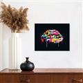 Picture of Graffiti Glow Lips _GroupedProduct_Rectangle_Landscape_Unframed_Print_Only_