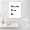 Picture of Dream Plan Do _GroupedProduct_Rectangle_Portrait_Unframed_Print_Only_