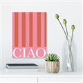 Picture of Ciao Stripes in Pink _GroupedProduct_Rectangle_Portrait_Unframed_Print_Only_