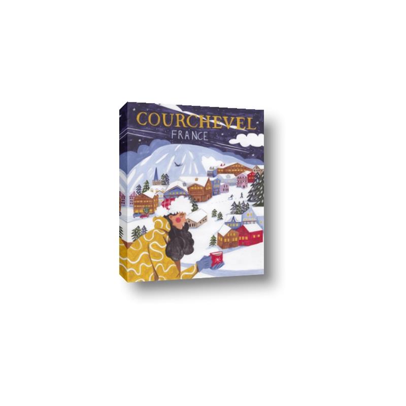 Picture of Christmas in Courchevel, France _GroupedProduct_Rectangle_Portrait_Canvas_